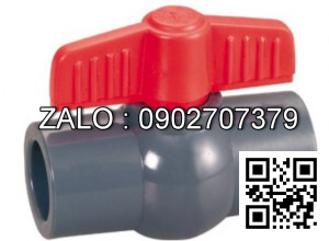 Van khóa nhựa tay vặn nhựa màu đỏ 42