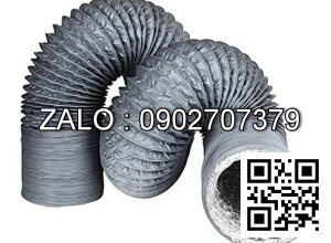 Ống Gió Vải Mềm Simili ( Amiang ) Lò Xo Phi 80Mm - 100Mm - 125Mm - 150Mm