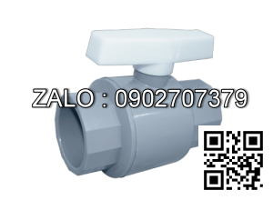 Van khóa nước nhựa tay vặn màu trắng 21