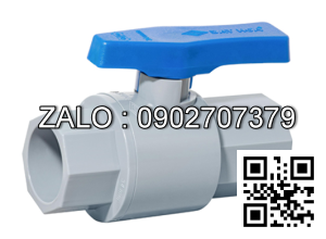 Van khóa nước nhựa tay vặn màu xanh 60