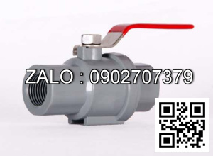 Van khóa nước nhựa răng trong RT tay gạt màu xanh 42