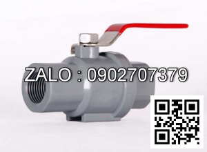 Van khóa nước nhựa răng trong RT tay vặn Inox màu trắng 140