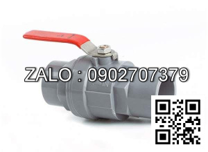 Van khóa nước nhựa tay vặn Inox màu trắng 42