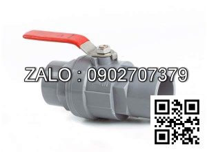 Van khóa nước nhựa tay vặn Inox màu trắng 160