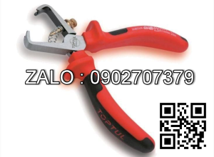 Kìm tuốt dây điện cao cấp VDE cách điện
1000V TOPTUL 6