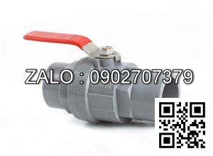 Van khóa nước nhựa tay vặn Inox màu xanh 140