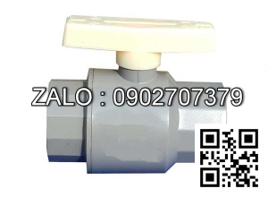 Van khóa nước nhựa tay gạt nước nhựa màu trắng 21