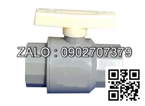 Van khóa nước nhựa tay gạt nước nhựa màu trắng 34