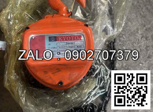 Palang tam giác kéo tay KYOTO (Hộp gỗ), Palang xích 20 tấn x 5m