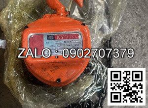 Palang tam giác kéo tay KYOTO (Hộp gỗ), Palang xích 5 tấn x 5m