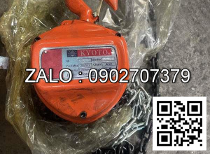 Palang tam giác kéo tay KYOTO (Hộp gỗ), Palang xích 3 tấn x 2.5m