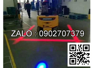 Đèn 12V-80V/6W cảnh báo chiếu vạch 1 điểm màu xanh