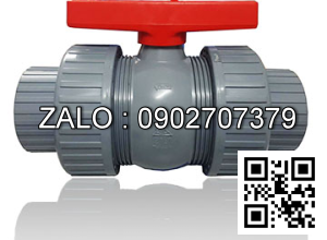 Van khóa nước nhựa tay gạt Inox màu trắng 200 Bình Minh