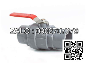 Van khóa nước nhựa tay vặn Inox màu trắng 27 Bình Minh