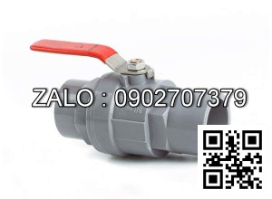 Van khóa nước nhựa tay vặn Inox màu trắng 42 Bình Minh