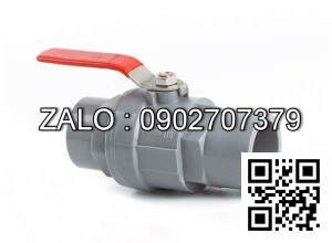 Van khóa nước nhựa tay vặn Inox màu trắng 49 Bình Minh