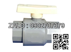 Van khóa nước nhựa tay gạt nước nhựa màu trắng 34 Bình Minh