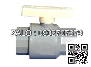 Van khóa nước nhựa tay gạt nước nhựa màu trắng 42 Bình Minh