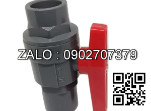 Van khóa nước nhựa tay gạt nước nhựa màu đỏ 49 Bình Minh