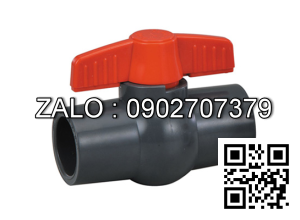 Van khóa nước nhựa tay vặn nước nhựa màu đỏ 160 Bình Minh