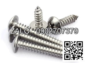 Vít bake đầu chỏm cầu thân bulong inox 304 M4x32