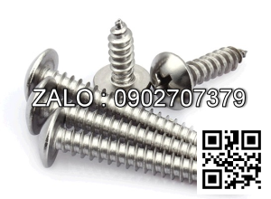 Vít bake đầu chỏm cầu thân bulong inox 304 M4x40