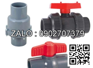 Van khóa nhựa tay vặn màu đỏ 168 Tiền Phong