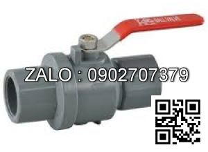 Van khóa nhựa tay gạt Inox màu đỏ 42 Tiền Phong