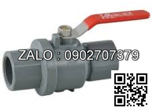 Van khóa nhựa tay gạt Inox màu đỏ 140 Tiền Phong