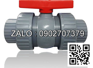 Van khóa nước nhựa tay gạt Inox màu xanh 27 Tiền Phong