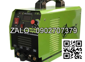 Máy hàn Tig + que JET Inverter 200Ampe - 220V ( Bộ phụ kiện bao gồm: Bộ súng hàn TIG, Kìm hàn + 3 mét dây hàn và Kẹp mass + 2 mét dây mass) ( Có đồng hồ hiển thị )