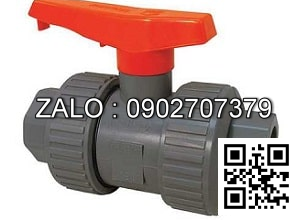 Van khóa nước nhựa tay gạt Inox màu đỏ 168 Tiền Phong