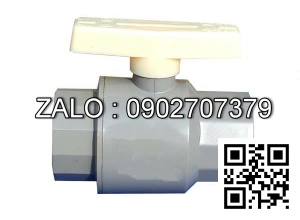 Van khóa nước nhựa tay gạt nước nhựa màu trắng 140 Tiền Phong