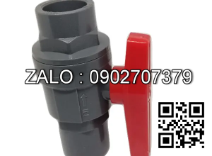 Van khóa nước nhựa tay gạt nước nhựa màu đỏ 42 Tiền Phong