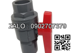 Van khóa nước nhựa tay gạt nước nhựa màu đỏ 200 Tiền Phong