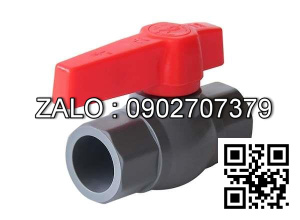 Van khóa nước nhựa tay vặn nước nhựa màu trắng 21 Tiền Phong