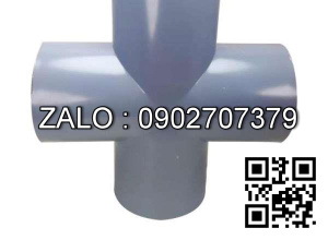 Ống nối nhựa chữ thập 21 Tiền Phong