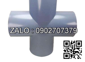 Ống nối nhựa chữ thập 42 Tiền Phong