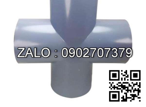 Ống nối nhựa chữ thập 60 Tiền Phong