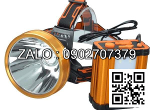 Đèn đội đầu 300W pin 6800mAH