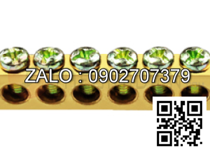 Thanh trung tính nối đất 12P 125A Gama E9612