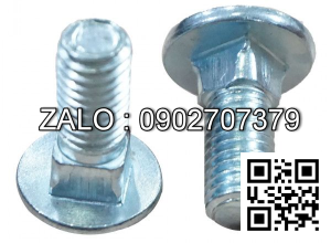 Bulong cổ vuông thép mạ kẽm M5x60
