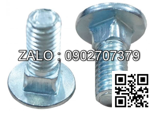 Bulong cổ vuông thép mạ kẽm M36x38