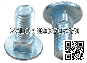 Bulong cổ vuông thép mạ kẽm M60x7