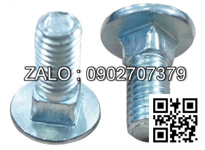 Bulong cổ vuông thép mạ kẽm M60x28
