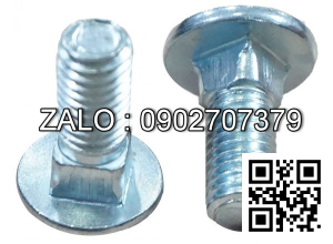 Bulong cổ vuông thép mạ kẽm M60x80