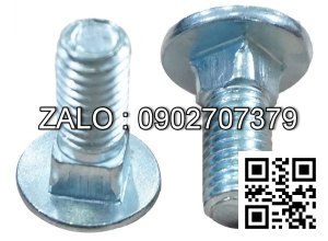 Bulong cổ vuông thép mạ kẽm M64x10