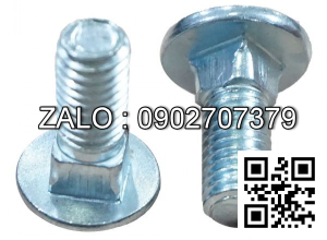 Bulong cổ vuông thép mạ kẽm M64x38