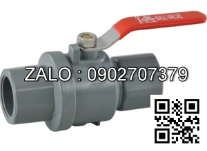 Van khóa nước nhựa tay vặn Inox màu đỏ 160 Đồng Nai