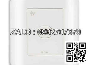 cổng sạc USB 2.1A Clipsal / Schneider E8431USB_WE_G19